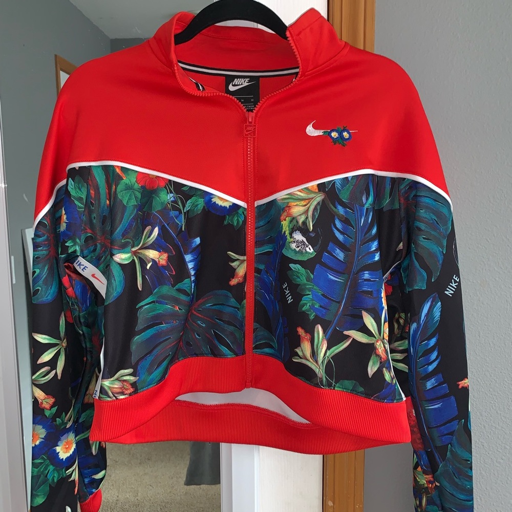 Nike floral jacket